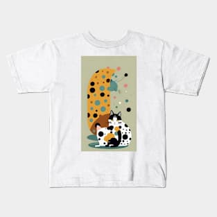 Cat's Dotty Dreamland Kids T-Shirt